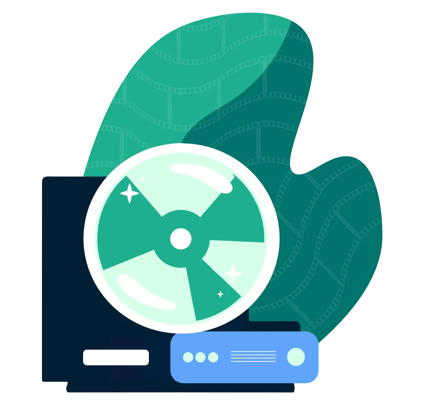 <bt>Películas</bt><br/> formato Blu-ray, DVDy VHS